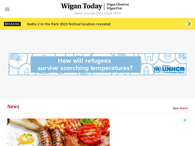 'wigantoday.net' screenshot