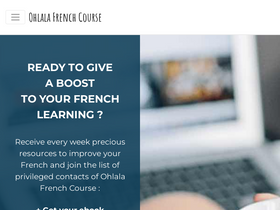 'ohlalafrenchcourse.com' screenshot