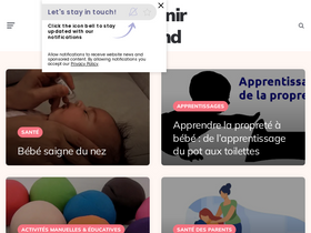 'devenirgrand.com' screenshot