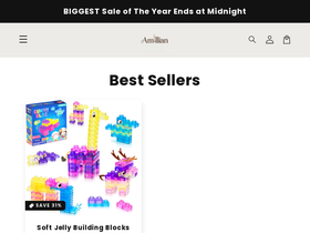 amillian.com homepage screenshot
