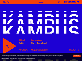 'radiokampus.fm' screenshot