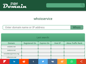 'prodomain.info' screenshot