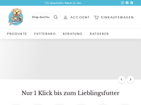 Sollis Hundebedarf homepage screenshot