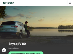 'skoda.se' screenshot