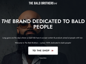 'thebaldbrothers.com' screenshot