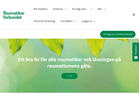 'reumatiker.se' screenshot