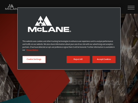 'mclaneco.com' screenshot