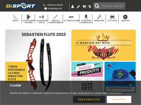 'disport.it' screenshot