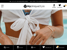 'myuniquestyle.nl' screenshot