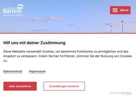 'barnim.de' screenshot