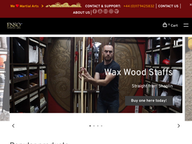 'ensomartialarts.com' screenshot