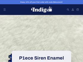 Indigojams homepage screenshot
