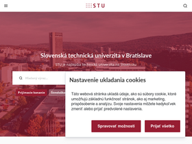 'stuba.sk' screenshot