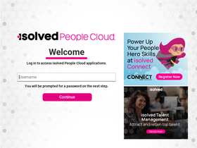 'accudata.myisolved.com' screenshot