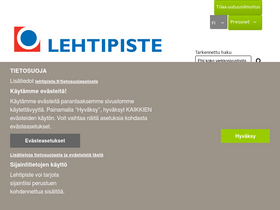 'lehtipiste.fi' screenshot