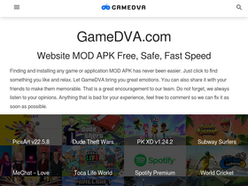 'gamedva.com' screenshot