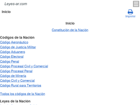 'leyes-ar.com' screenshot
