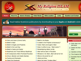 'myreligionislam.com' screenshot