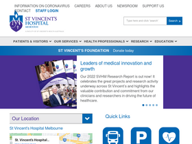 'svhm.org.au' screenshot