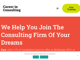 'careerinconsulting.com' screenshot