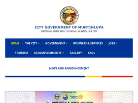 'best.muntinlupacity.gov.ph' screenshot