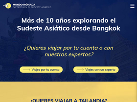 'mundo-nomada.com' screenshot