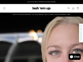 lashemup.com homepage screenshot
