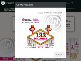 'pronosticos.gob.mx' screenshot