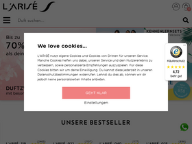 'larise.com' screenshot