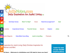 'jollynotes.com' screenshot