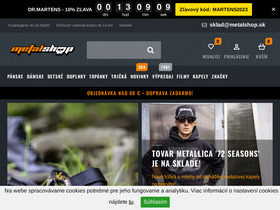 'metalshop.sk' screenshot