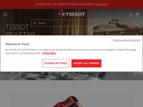 'tissotwatches.com' screenshot