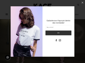 'kacewear.com.br' screenshot