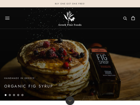 greekfinefoods.com homepage screenshot