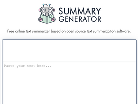 'summarygenerator.com' screenshot