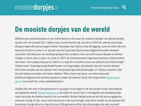 'mooistedorpjes.nl' screenshot