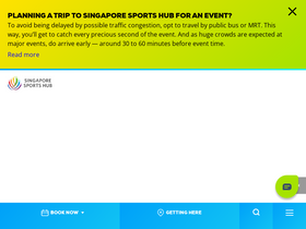 'sportshub.com.sg' screenshot