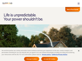 'sunnova.com' screenshot