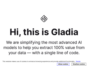 Gladia - Transform audio to insights with real-time transcription, translation, and analysis.