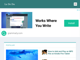 'ladedu.com' screenshot