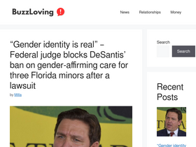 'buzzloving.com' screenshot