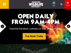 'currumbinsanctuary.com.au' screenshot