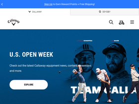 'callawaygolf.com' screenshot