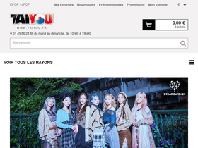 'taiyou.fr' screenshot