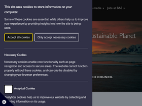 'bas.ac.uk' screenshot