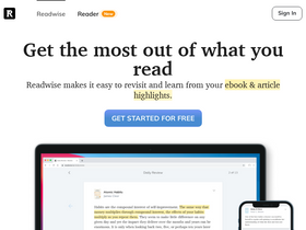 'readwise.io' screenshot