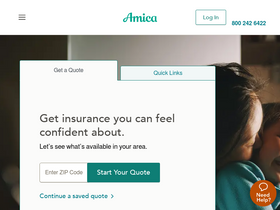 'amica.com' screenshot