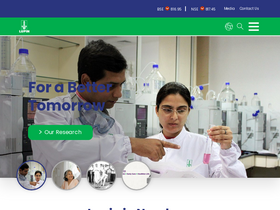 'lupin.com' screenshot