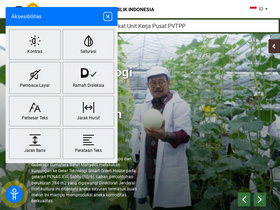 'pertanian.go.id' screenshot