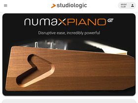 'studiologic-music.com' screenshot